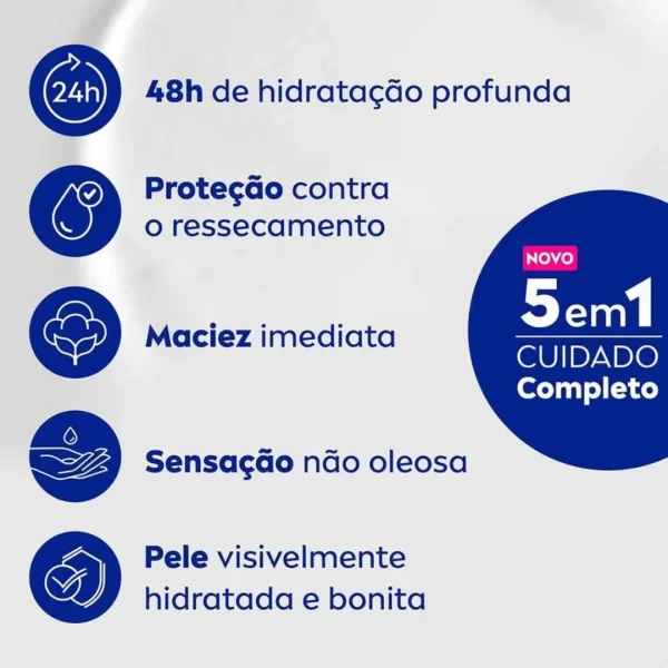 Loção Hidratante Corporal Nivea Milk Pele Seca e Extrasseca 400ml