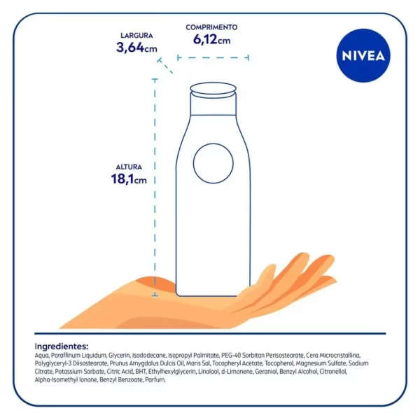 Loção Hidratante Corporal Nivea Milk Pele Seca a Extrasseca 200ml