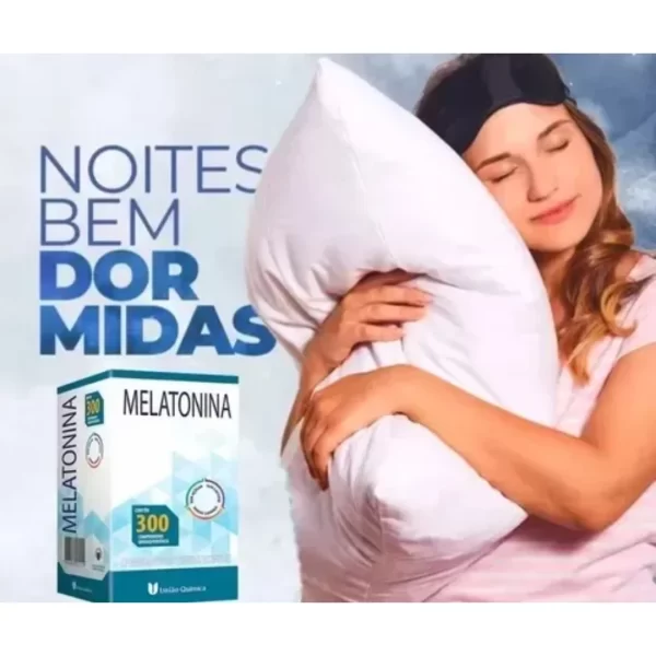 Melatonina União Química Frasco 300 comprimidos